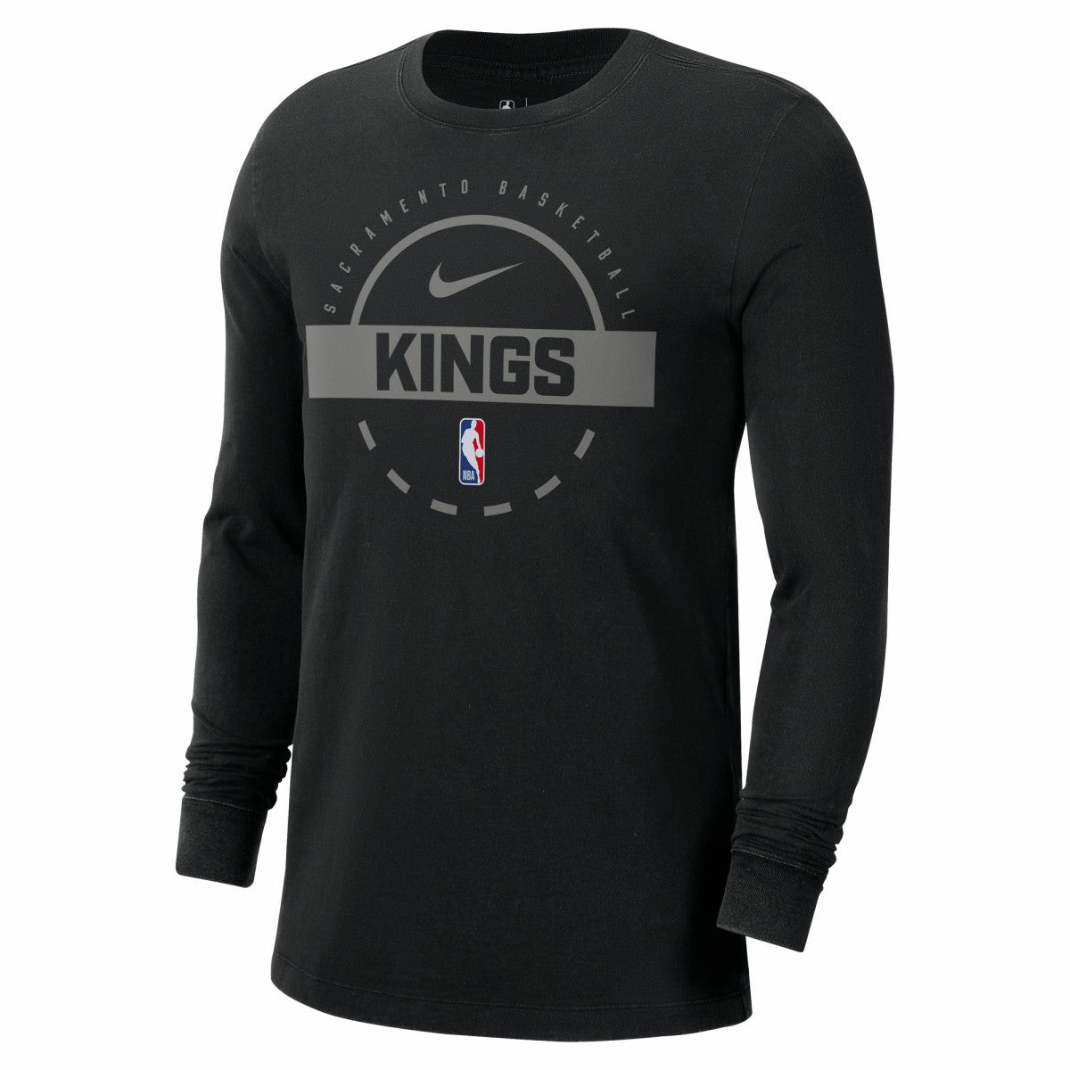 Sacramento Kings Authentic Long Sleeve Practice T-Shirt New
