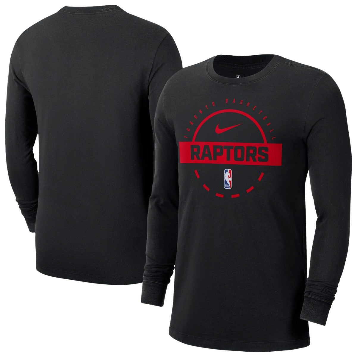 Toronto Raptors Authentic Long Sleeve Practice T-Shirt Discount