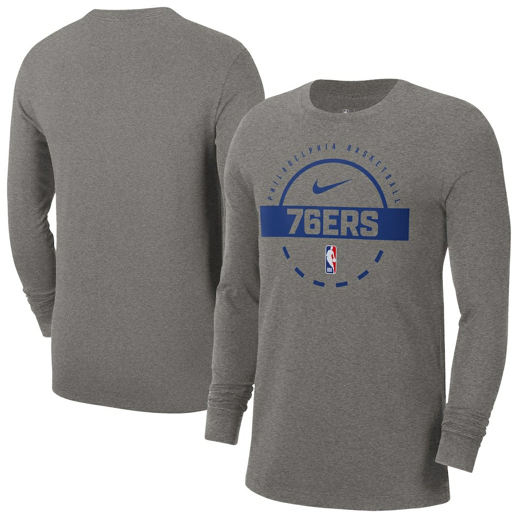 Philadelphia 76ers Authentic Long Sleeve Practice T-Shirt Online