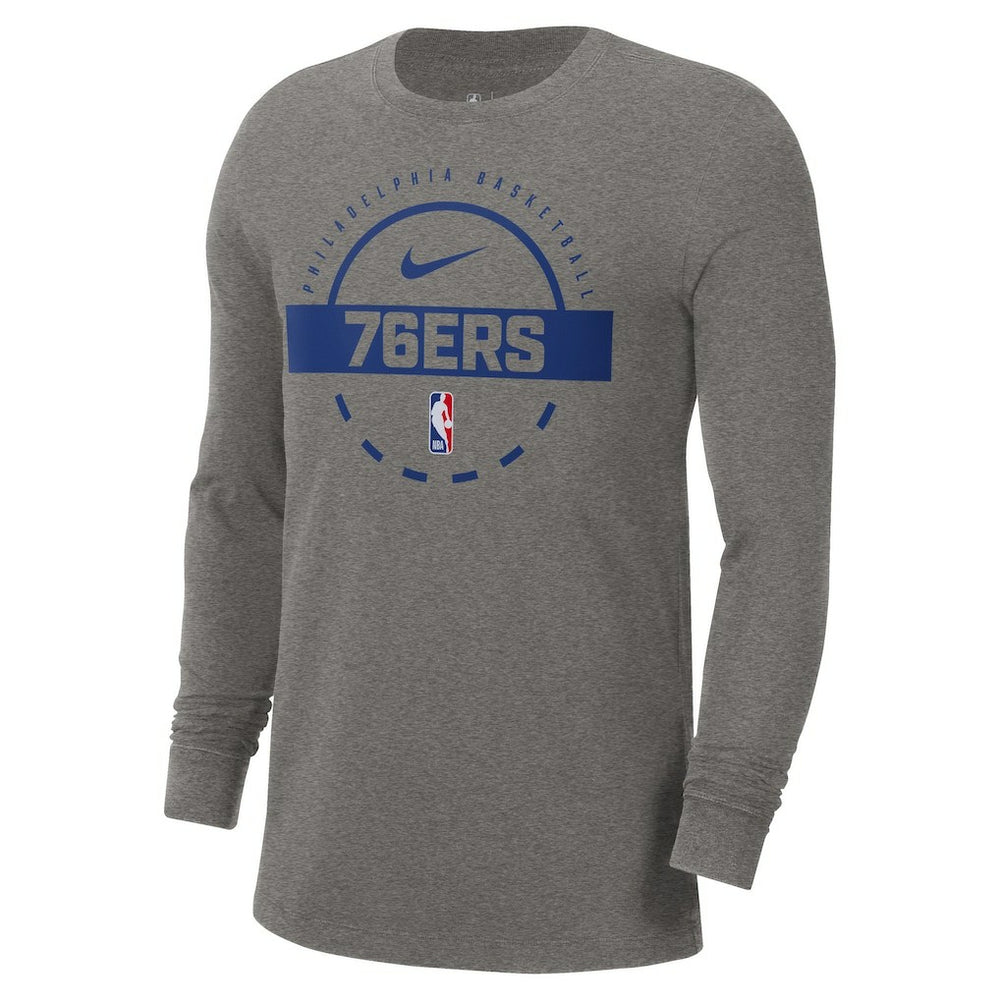 Philadelphia 76ers Authentic Long Sleeve Practice T-Shirt Online