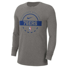 Philadelphia 76ers Authentic Long Sleeve Practice T-Shirt Online