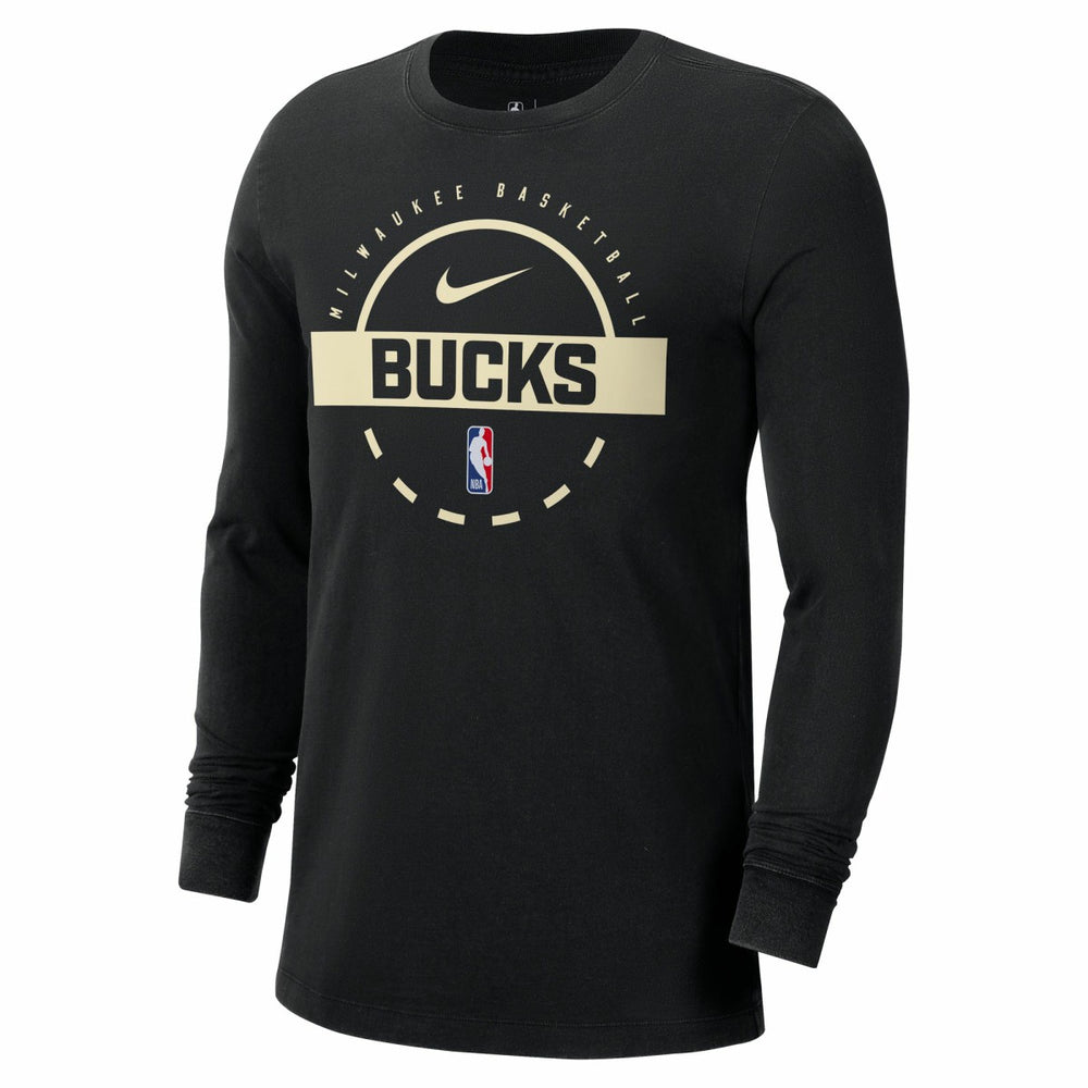 Milwaukee Bucks Authentic Long Sleeve Practice T-Shirt Discount