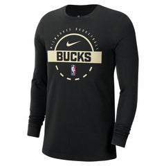 Milwaukee Bucks Authentic Long Sleeve Practice T-Shirt Discount