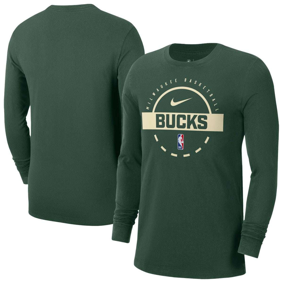 Milwaukee Bucks Authentic Long Sleeve Practice T-Shirt Discount
