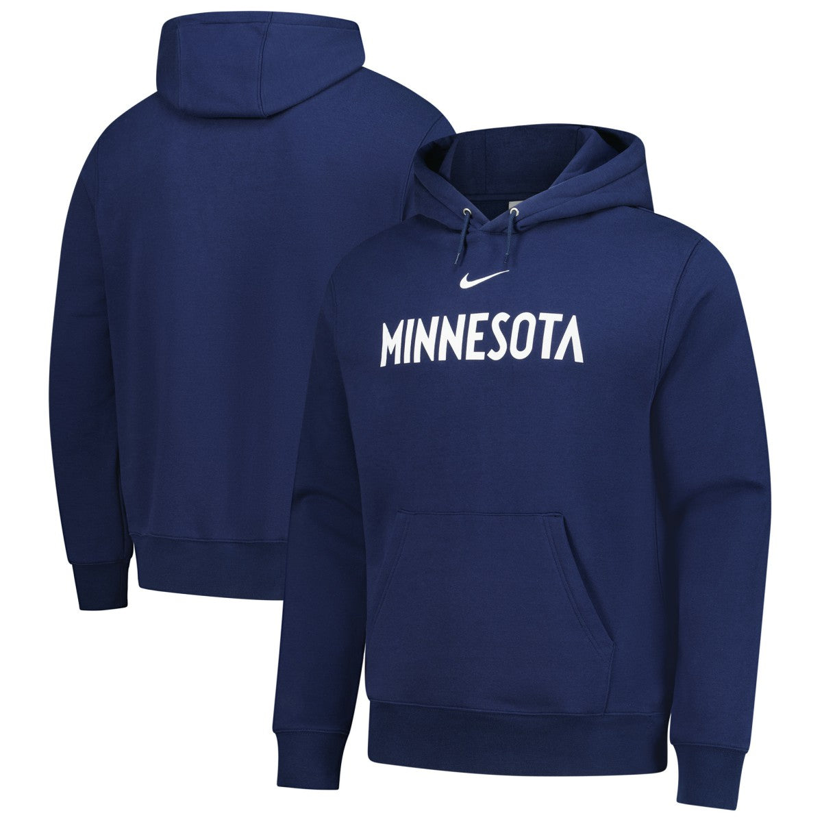 Minnesota Timberwolves Sportswear Essential Wordmark Club Hoodie New