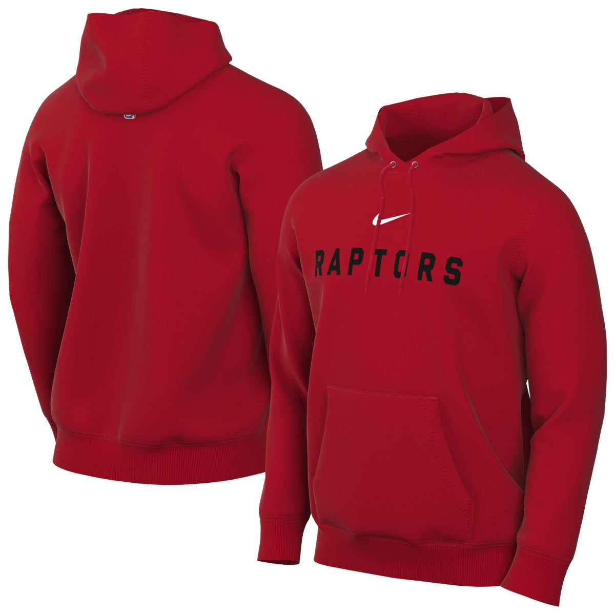 Toronto Raptors Sportswear Essential Wordmark Club Hoodie New