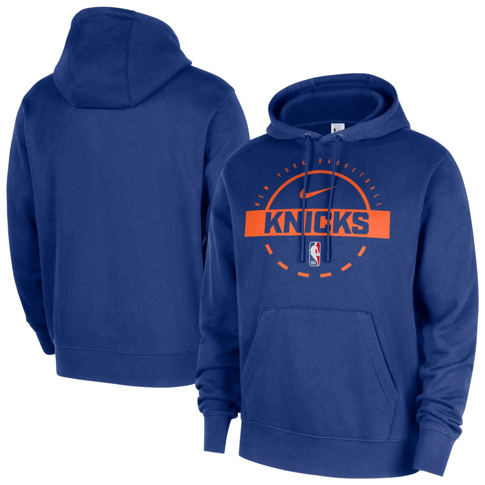 New York Knicks 2025/26 Authentic Practice Club Pullover Hoodie Discount