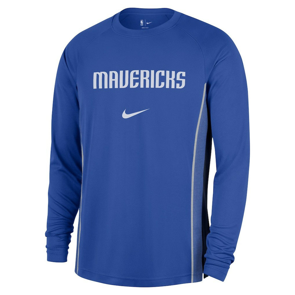 Dallas Mavericks 2025/26 Authentic Pre-Game Legend Dri-FIT Long Sleeve Shooting Shirt sale On Sale