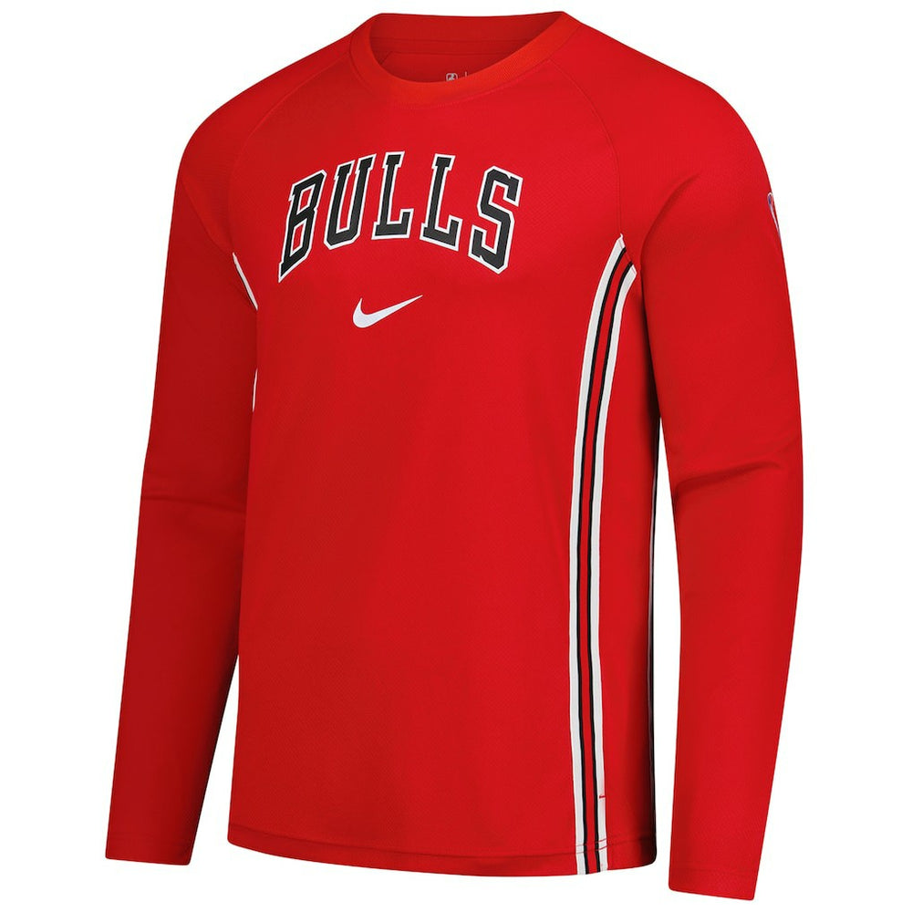 Chicago Bulls 2025/26 Authentic Pre-Game Legend Dri-FIT Long Sleeve Shooting Shirt sale Discount