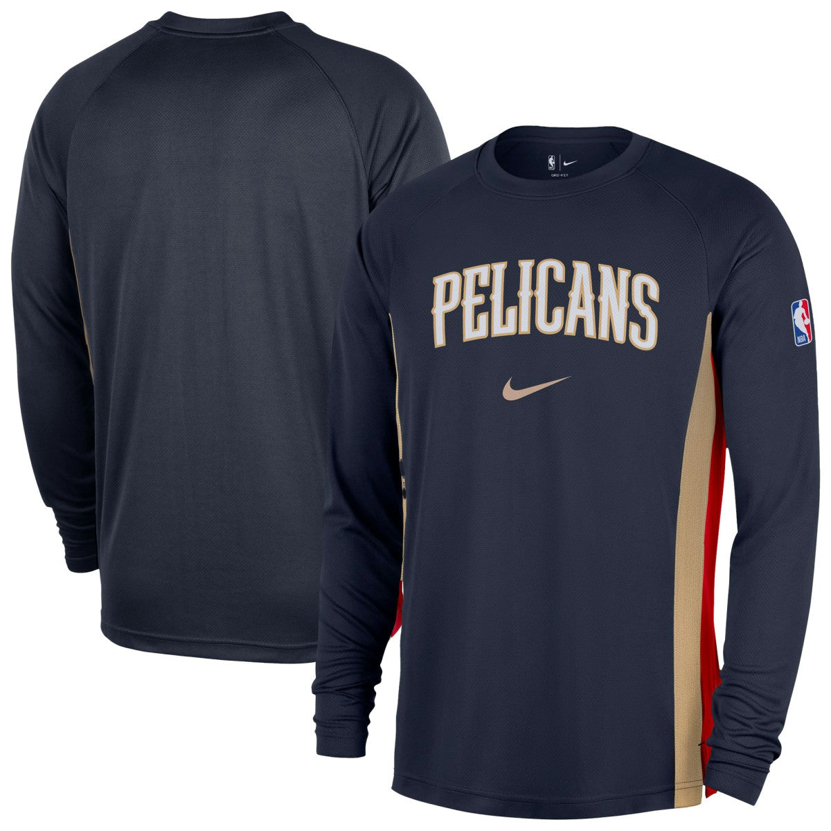 New Orleans Pelicans 2025/26 Authentic Pre-Game Legend Dri-FIT Long Sleeve Shooting Shirt Online