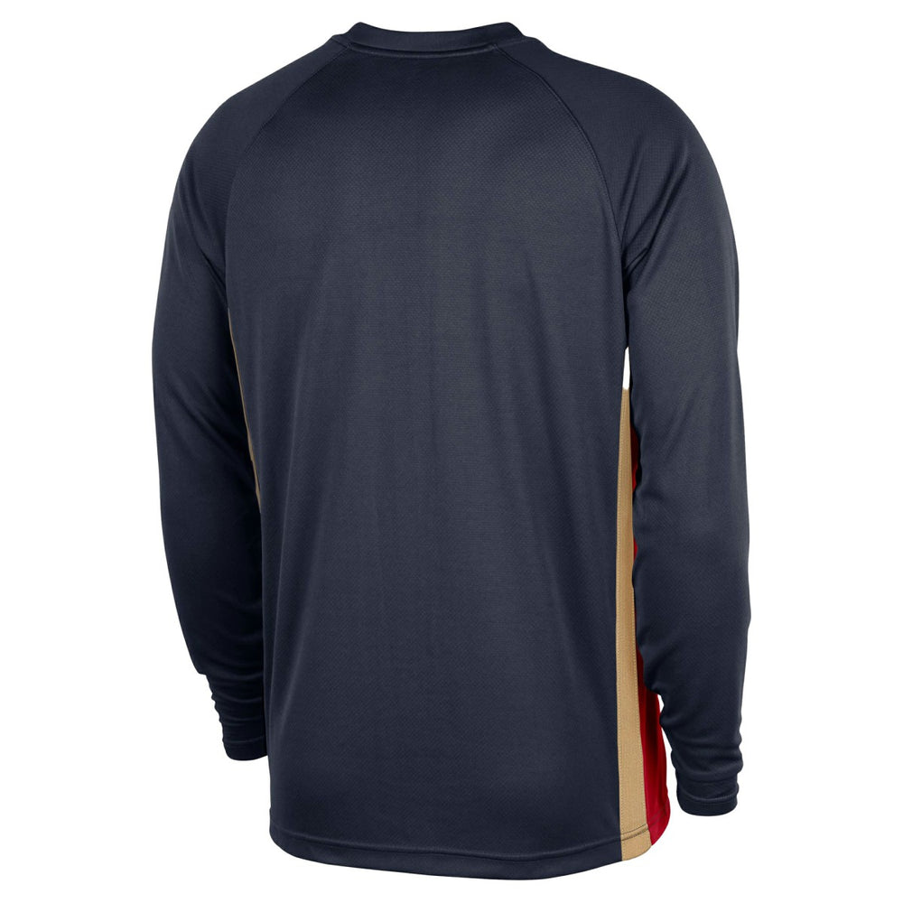 New Orleans Pelicans 2025/26 Authentic Pre-Game Legend Dri-FIT Long Sleeve Shooting Shirt Online