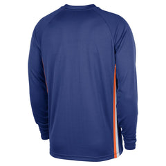 New York Knicks 2025/26 Authentic Pre-Game Legend Dri-FIT Long Sleeve Shooting Shirt New