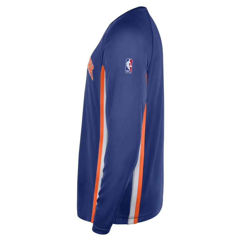 New York Knicks 2025/26 Authentic Pre-Game Legend Dri-FIT Long Sleeve Shooting Shirt New