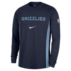 Memphis Grizzlies 2025/26 Authentic Pre-Game Legend Dri-FIT Long Sleeve Shooting Shirt For Sale