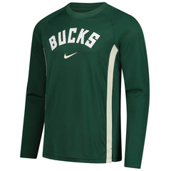 Milwaukee Bucks 2025/26 Authentic Pre-Game Legend Dri-FIT Long Sleeve Shooting Shirt On Sale