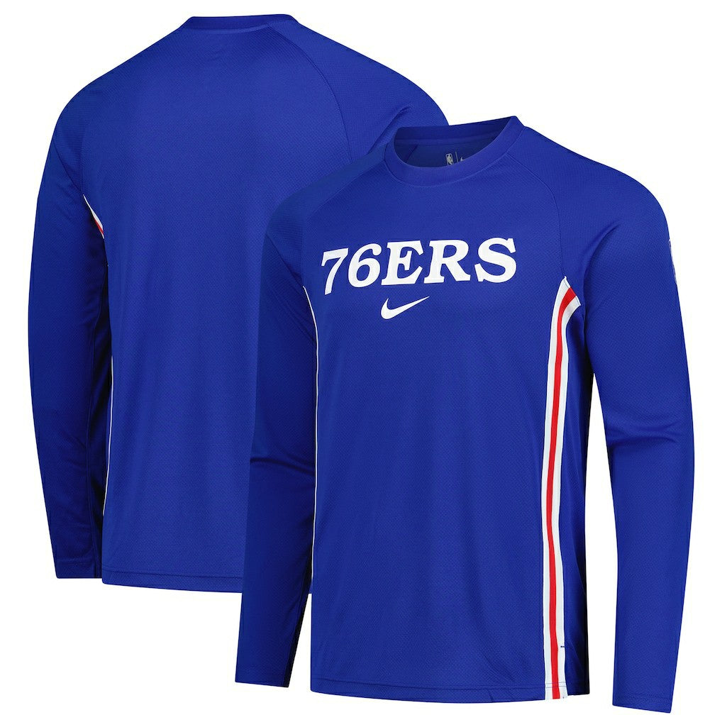 Philadelphia 76ers 2025/26 Authentic Pre-Game Legend Dri-FIT Long Sleeve Shooting Shirt Outlet