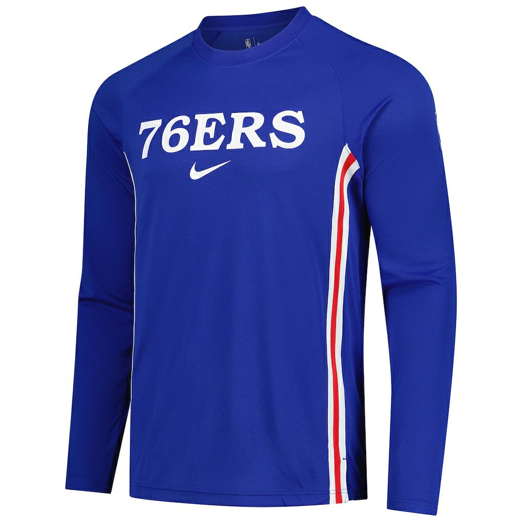 Philadelphia 76ers 2025/26 Authentic Pre-Game Legend Dri-FIT Long Sleeve Shooting Shirt Outlet