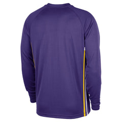 Los Angeles Lakers 2025/26 Authentic Pre-Game Legend Dri-FIT Long Sleeve Shooting Shirt New