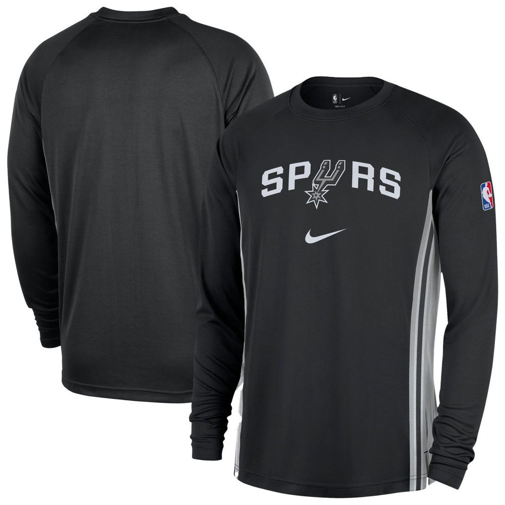 San Antonio Spurs 2025/26 Authentic Pre-Game Legend Dri-FIT Long Sleeve Shooting Shirt Outlet