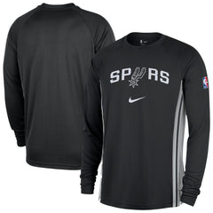 San Antonio Spurs 2025/26 Authentic Pre-Game Legend Dri-FIT Long Sleeve Shooting Shirt Outlet