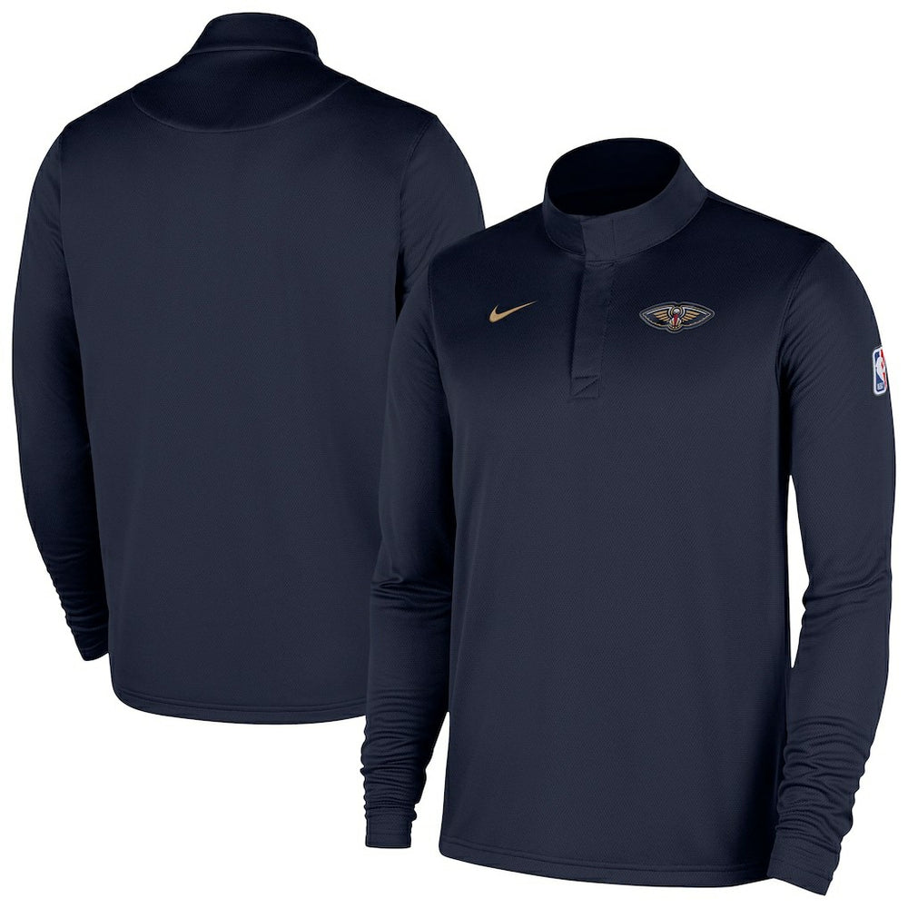 New Orleans Pelicans 2025/26 Authentic Coaches Quarter-Zip Dri-Fit Top Discount