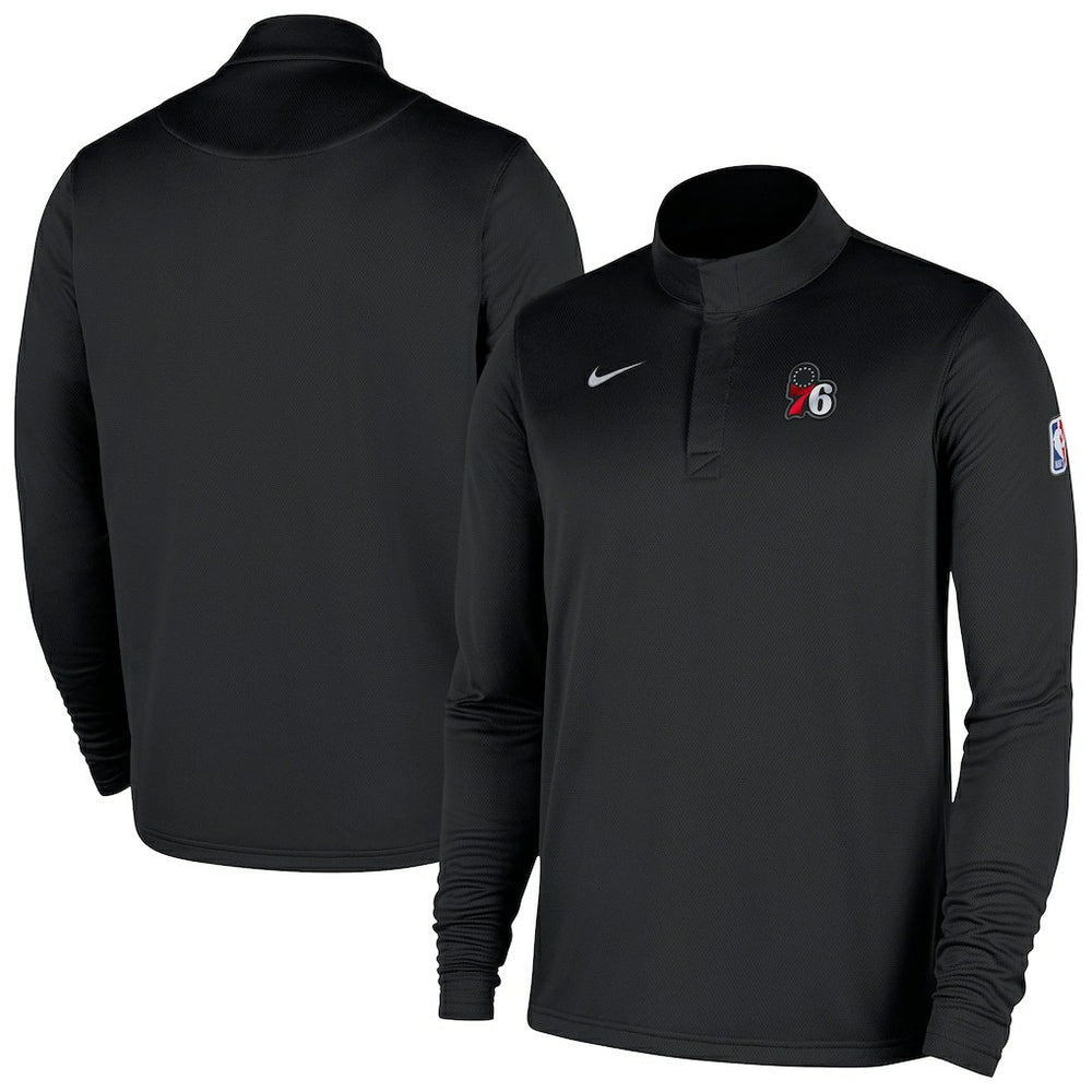 Philadelphia 76ers 2025/26 Authentic Coaches Quarter-Zip Dri-Fit Top New
