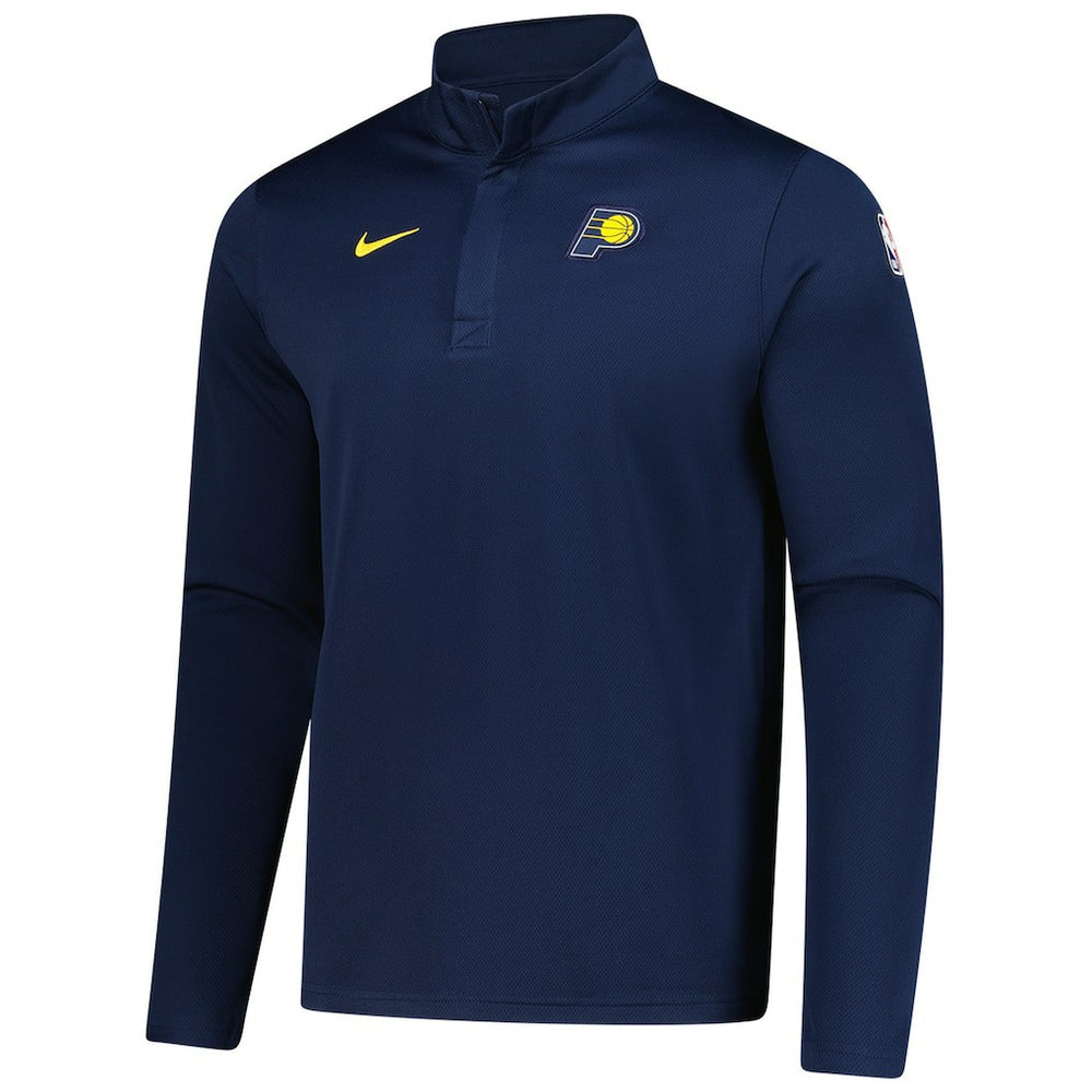 Indiana Pacers 2025/26 Authentic Coaches Quarter-Zip Dri-Fit Top New