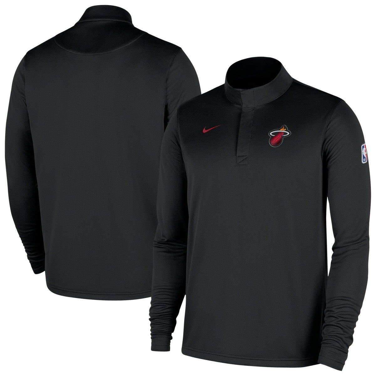 Miami Heat 2025/26 Authentic Coaches Quarter-Zip Dri-Fit Top Online