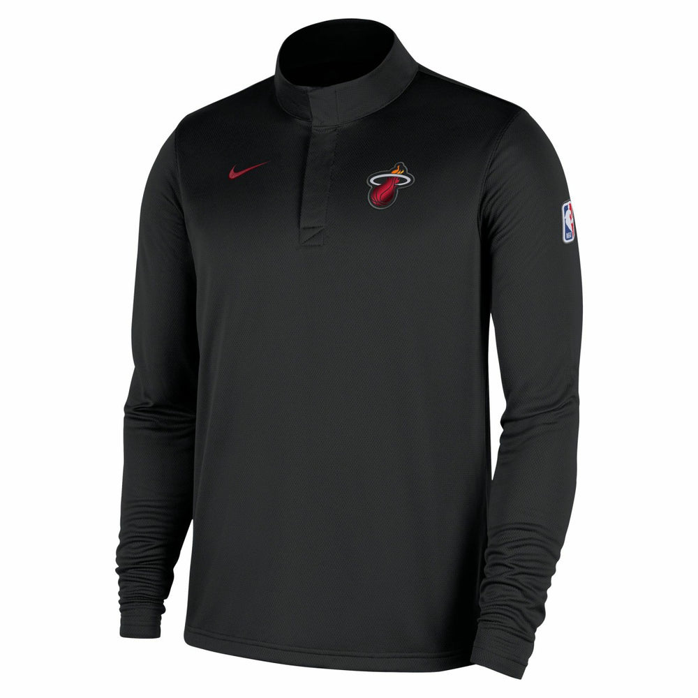 Miami Heat 2025/26 Authentic Coaches Quarter-Zip Dri-Fit Top Online