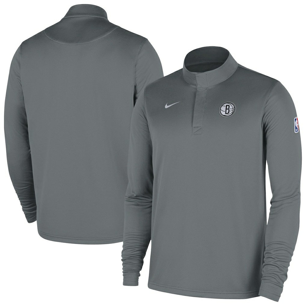 Brooklyn Nets 2025/26 Authentic Coaches Quarter-Zip Dri-Fit Top Discount
