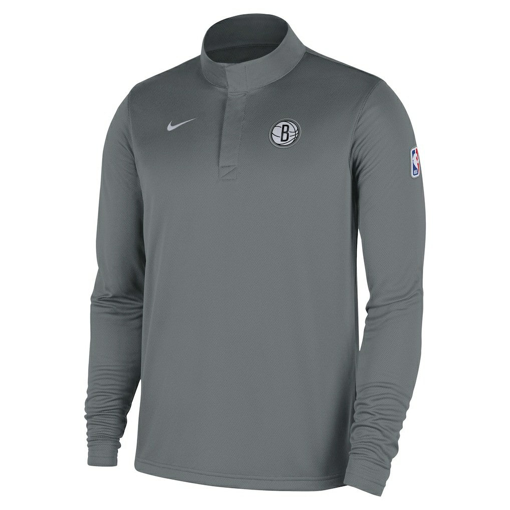 Brooklyn Nets 2025/26 Authentic Coaches Quarter-Zip Dri-Fit Top Discount