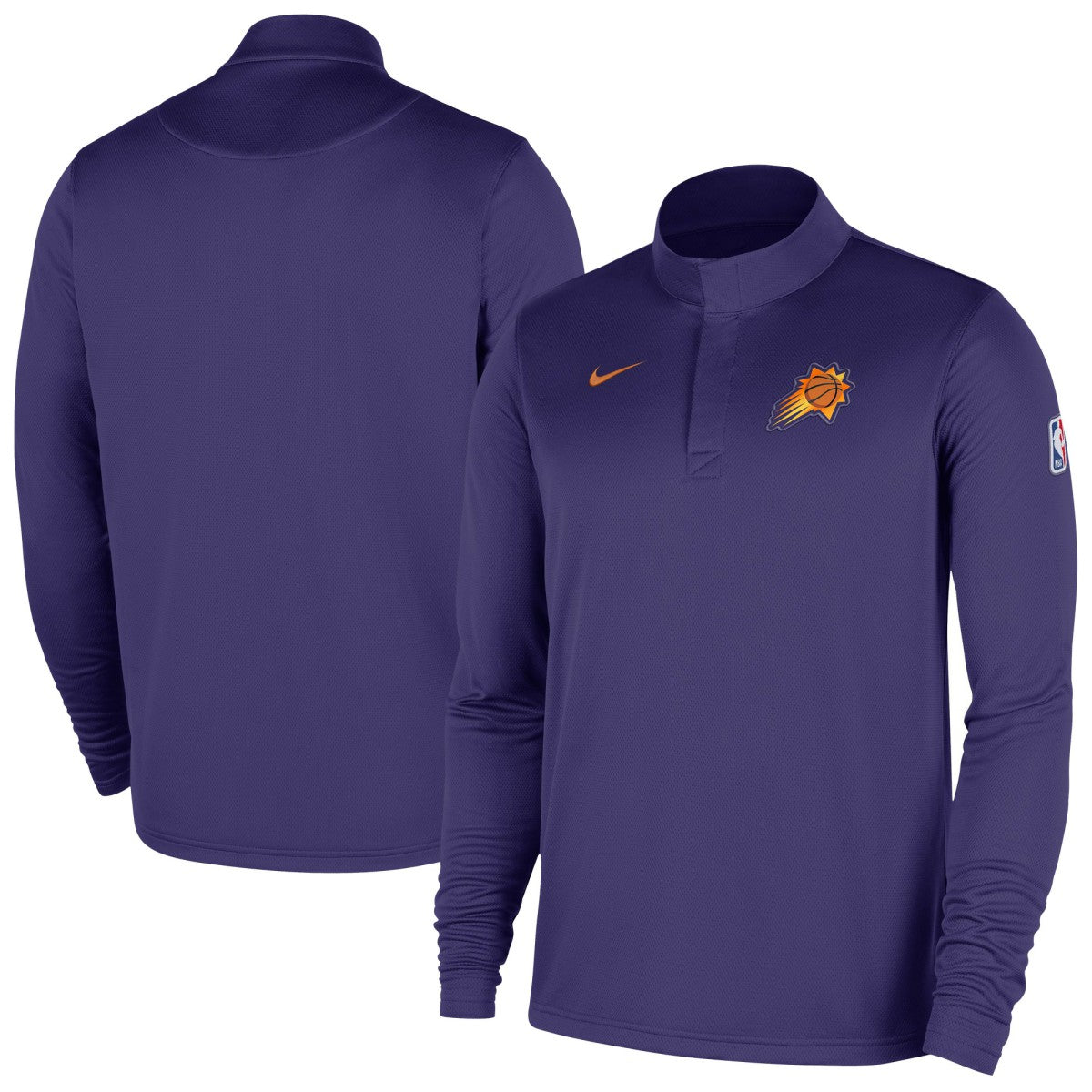 Phoenix Suns 2025/26 Authentic Coaches Quarter-Zip Dri-Fit Top For Sale