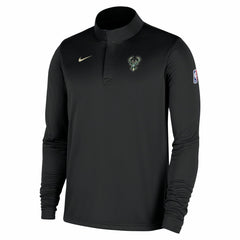 Milwaukee Bucks 2025/26 Authentic Coaches Quarter-Zip Dri-Fit Top Discount
