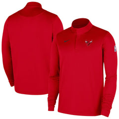 Chicago Bulls 2025/26 Authentic Coaches Quarter-Zip Dri-Fit Top New