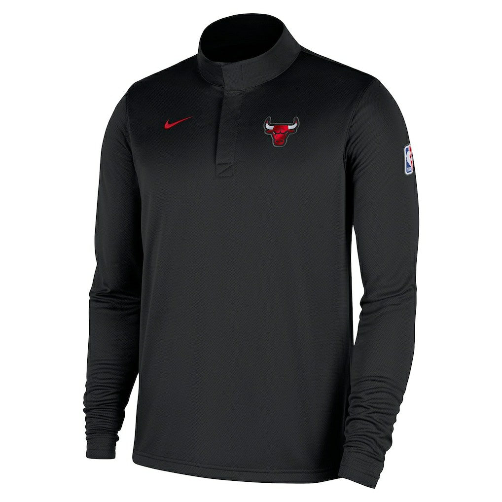 Chicago Bulls 2025/26 Authentic Coaches Quarter-Zip Dri-Fit Top For Sale