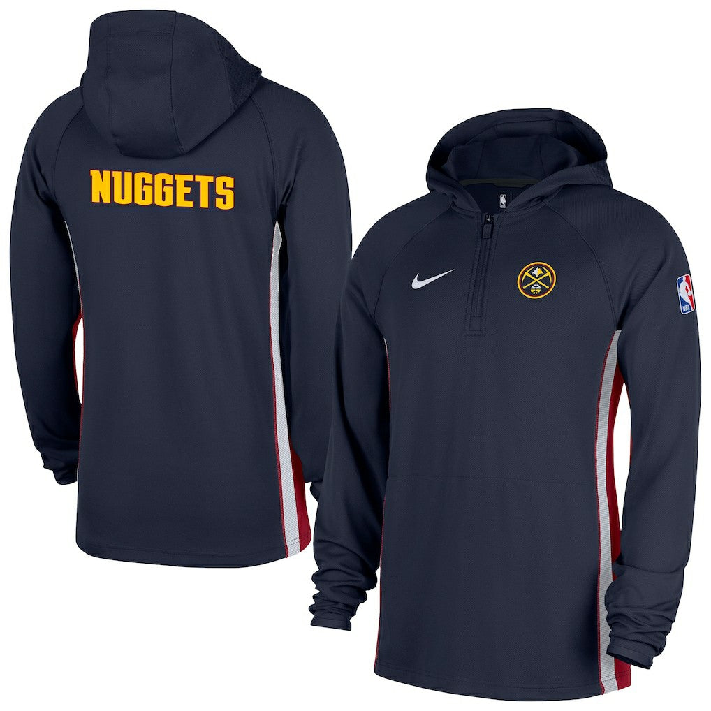 Denver Nuggets Authentic On Court Zone Quarter-Zip Dri-FIT Hoodie Jacket For Sale