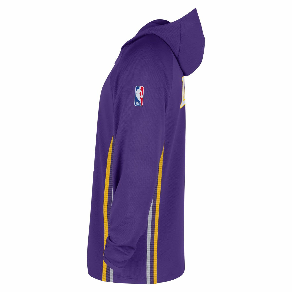 Los Angeles Lakers Authentic On Court Zone Quarter-Zip Dri-FIT Hoodie Jacket New
