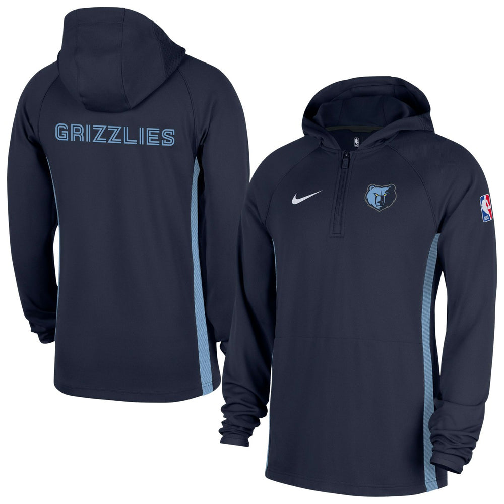 Memphis Grizzlies Authentic On Court Zone Quarter-Zip Dri-FIT Hoodie Jacket On Sale
