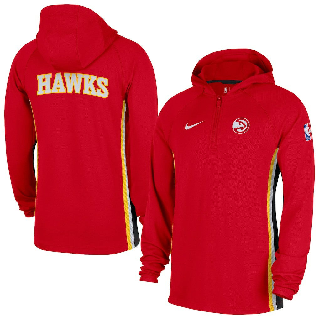Atlanta Hawks Authentic On Court Zone Quarter-Zip Dri-FIT Hoodie Jacket Discount
