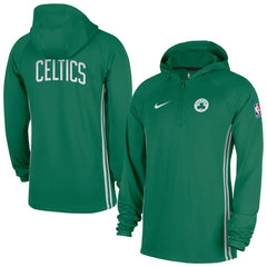 Boston Celtics Authentic On Court Zone Quarter-Zip Dri-FIT Hoodie Jacket Discount