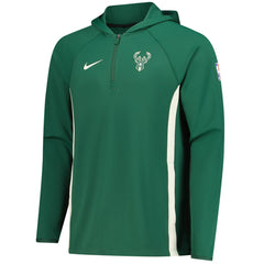 Milwaukee Bucks Authentic On Court Zone Quarter-Zip Dri-FIT Hoodie Jacket Online