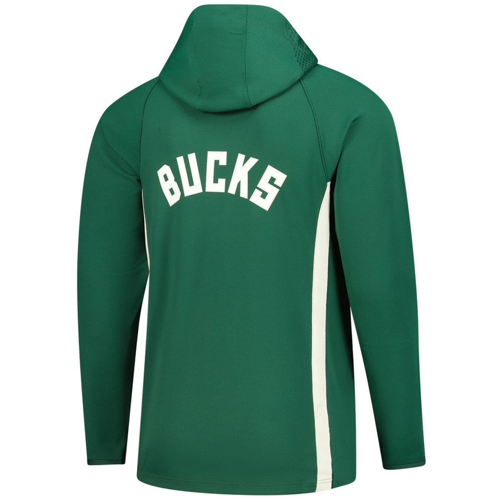 Milwaukee Bucks Authentic On Court Zone Quarter-Zip Dri-FIT Hoodie Jacket Online