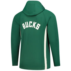 Milwaukee Bucks Authentic On Court Zone Quarter-Zip Dri-FIT Hoodie Jacket Online