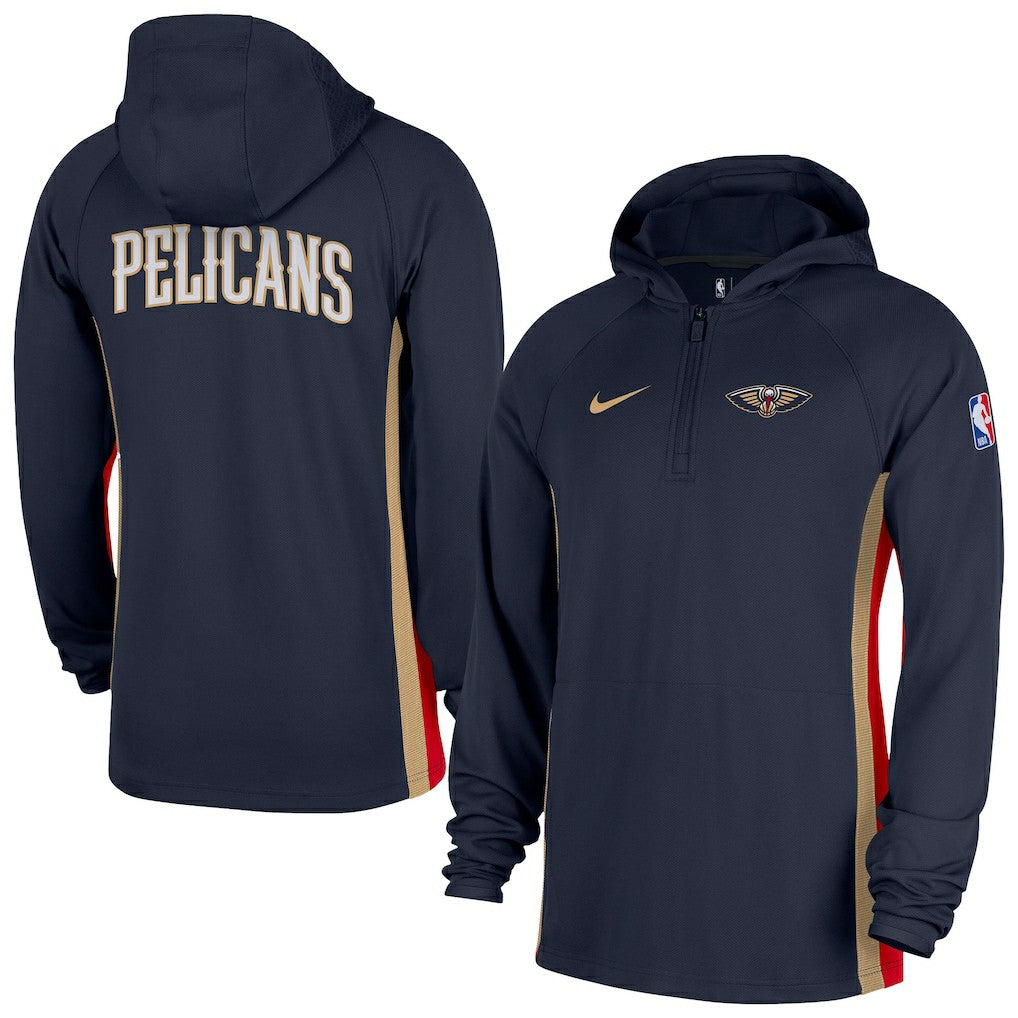 New Orleans Pelicans Authentic On Court Zone Quarter-Zip Dri-FIT Hoodie Jacket Online