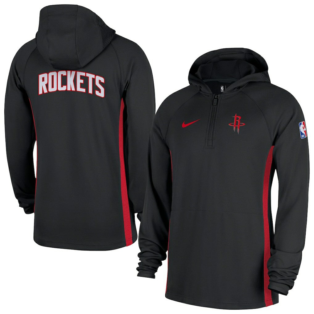 Houston Rockets Authentic On Court Zone Quarter-Zip Dri-FIT Hoodie Jacket sale Discount