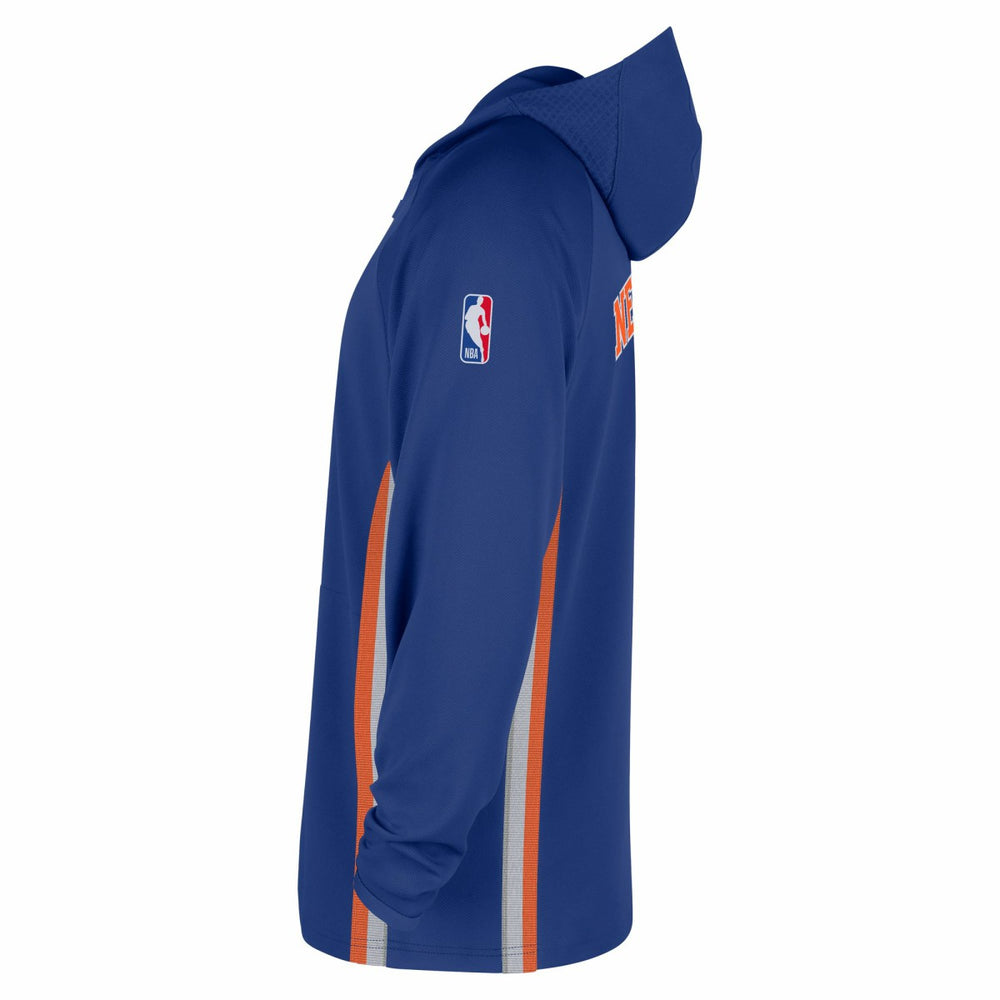 New York Knicks Authentic On Court Zone Quarter-Zip Dri-FIT Hoodie Jacket On Sale