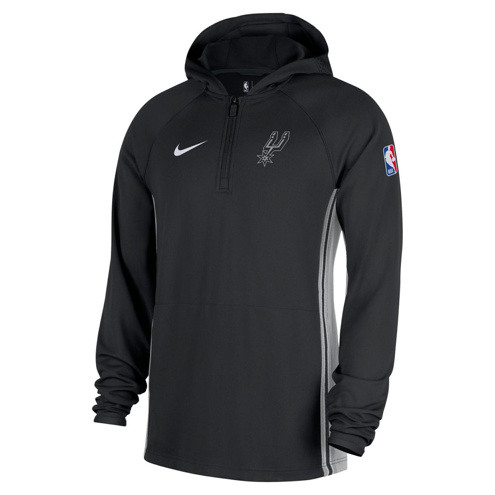 San Antonio Spurs Authentic On Court Zone Quarter-Zip Dri-FIT Hoodie Jacket On Sale