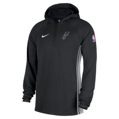 San Antonio Spurs Authentic On Court Zone Quarter-Zip Dri-FIT Hoodie Jacket On Sale
