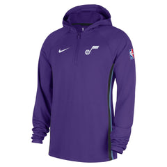 Utah Jazz Authentic On Court Zone Quarter-Zip Dri-FIT Hoodie Jacket For Sale