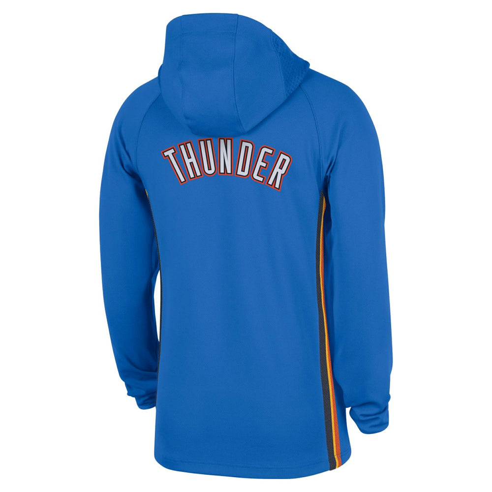 Oklahoma City Thunder Authentic On Court Zone Quarter-Zip Dri-FIT Hoodie Jacket Online